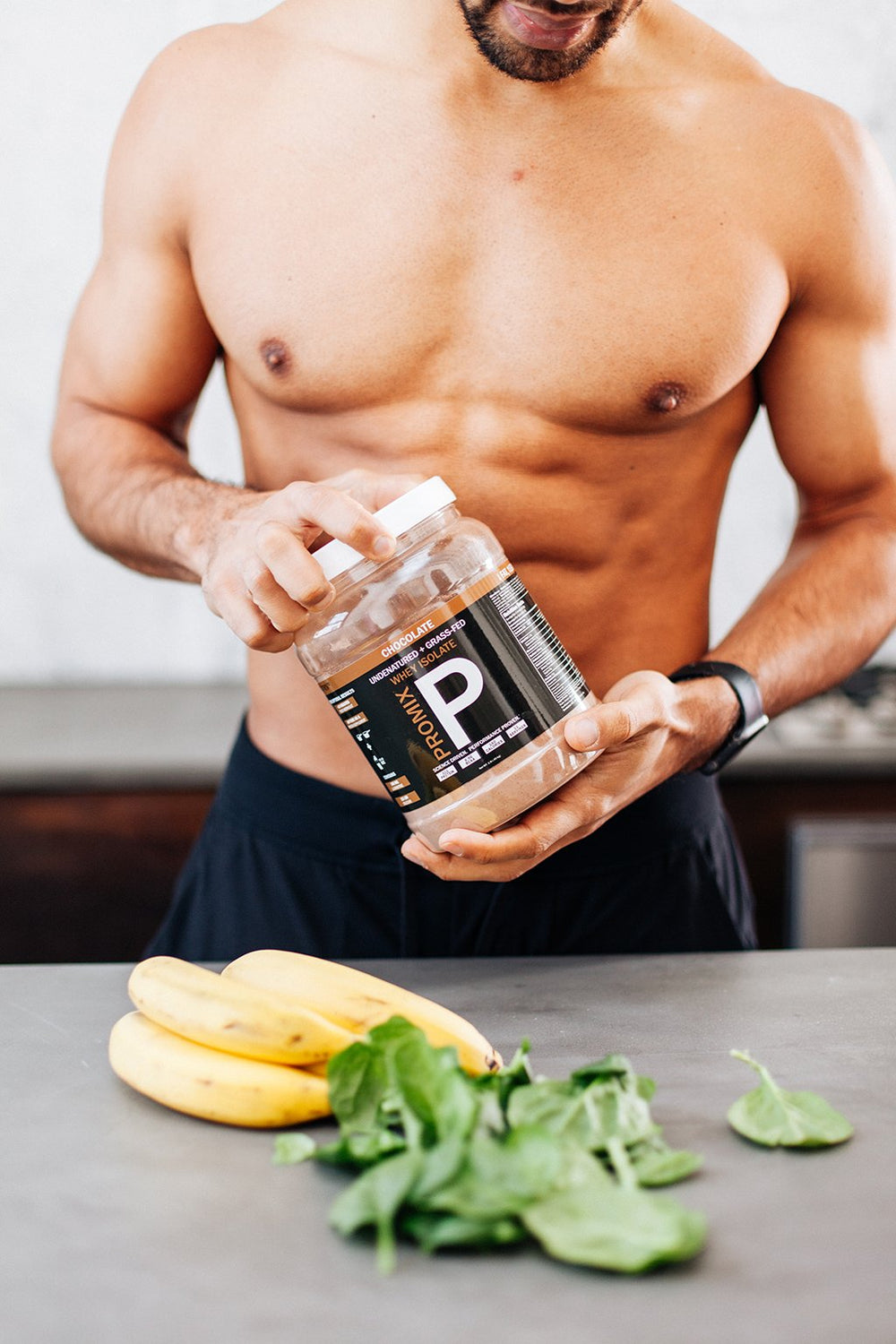 Chocolate Whey Protein Isolate Powder, 1 LB Container