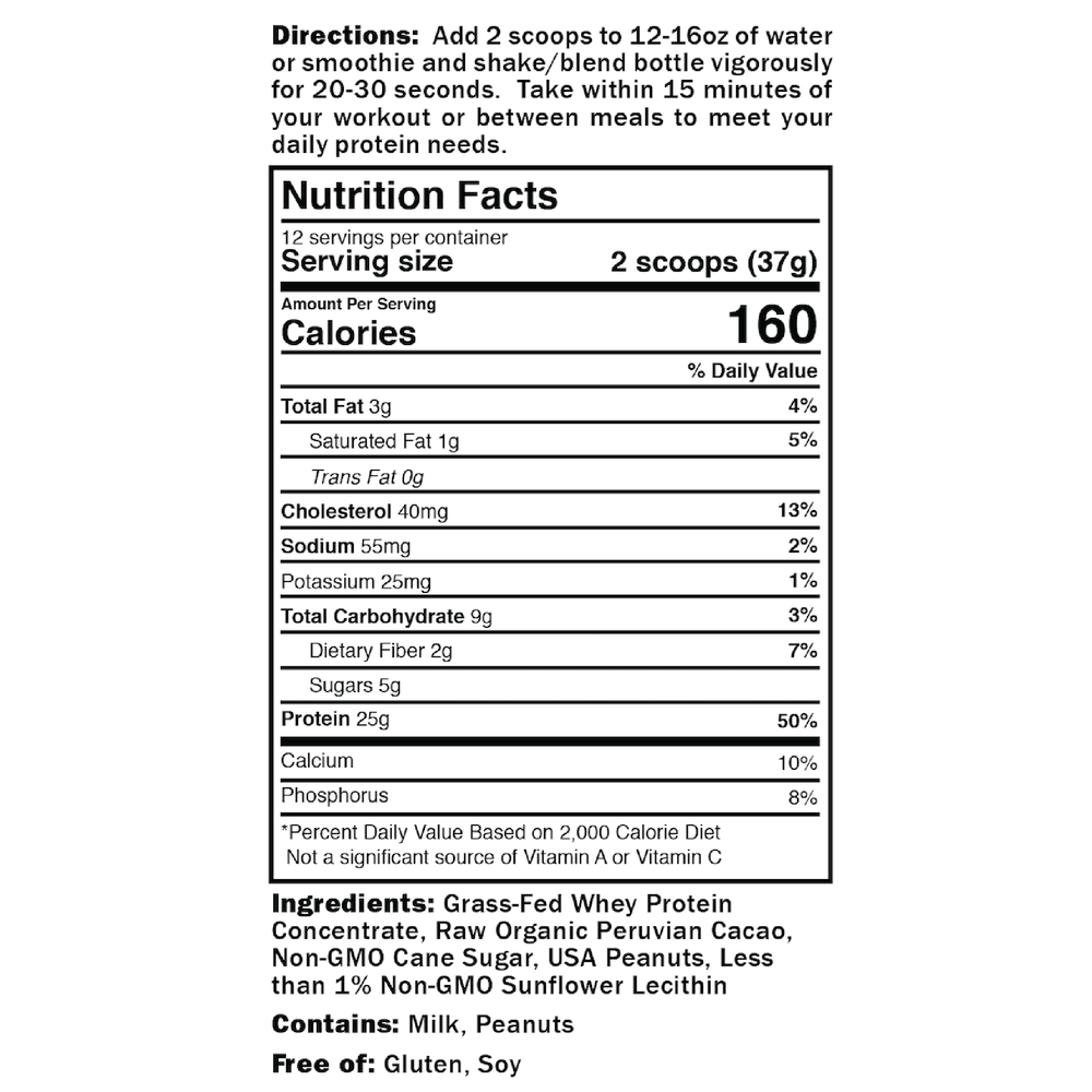Nutrition Facts Label