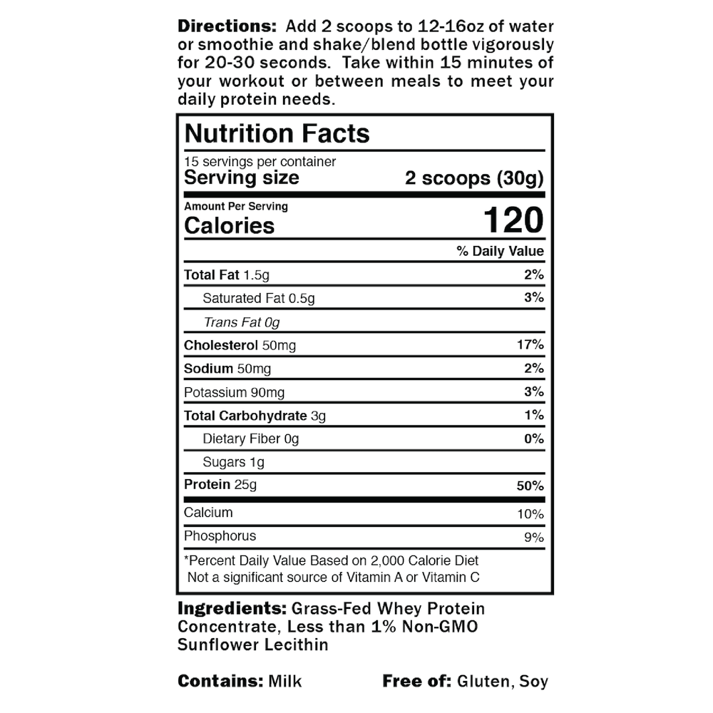 Nutrition Facts Label