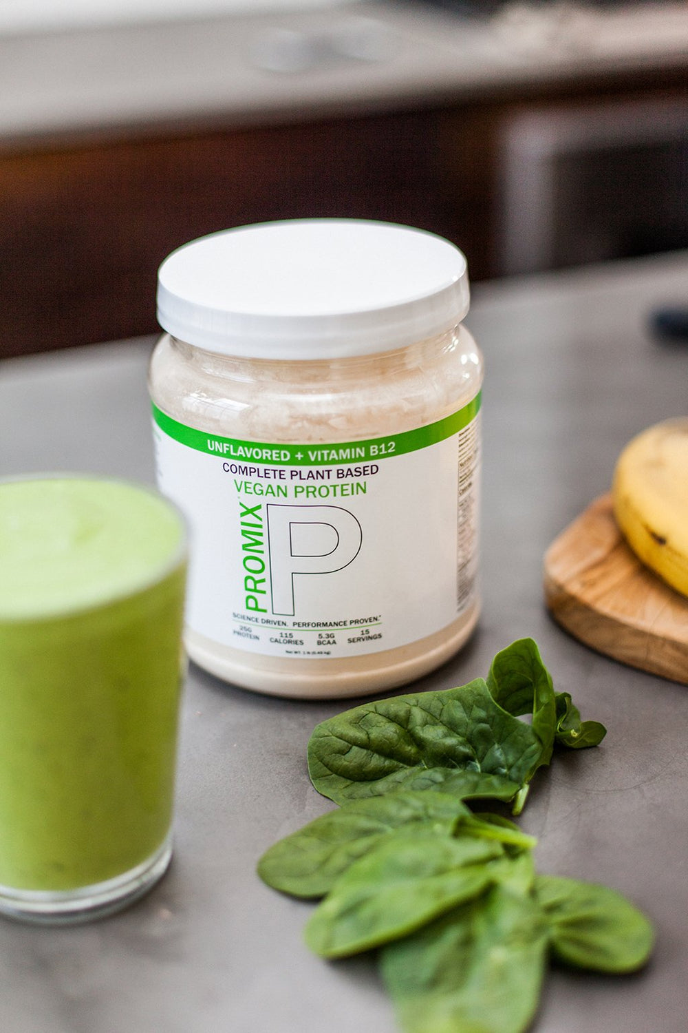 Unflavored Vegan Protein Powder, 1 LB Container