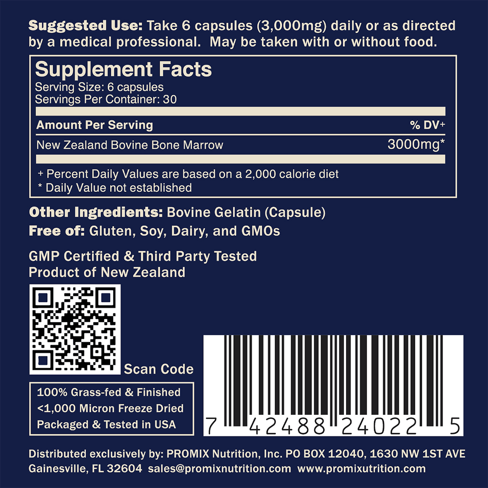 ProMix Raw Bone Marrow Capsules