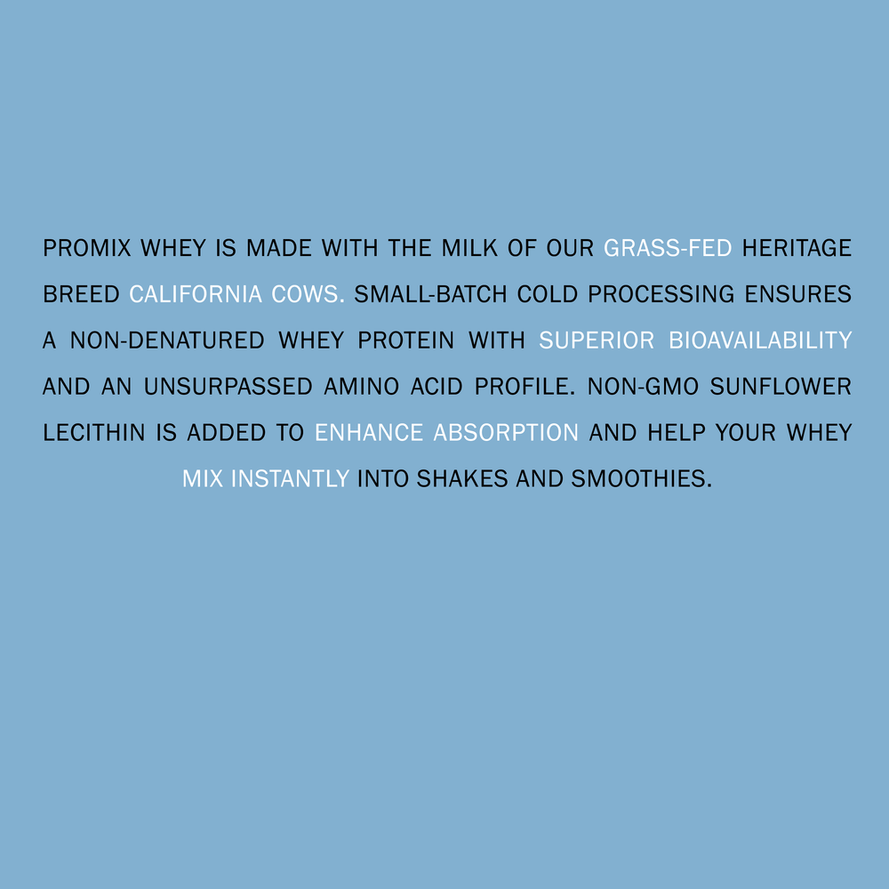 Unflavored Grass-fed Native Irish Whey Protein, 30 Single Servings