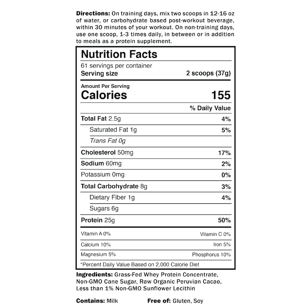 Nutrition Facts Label