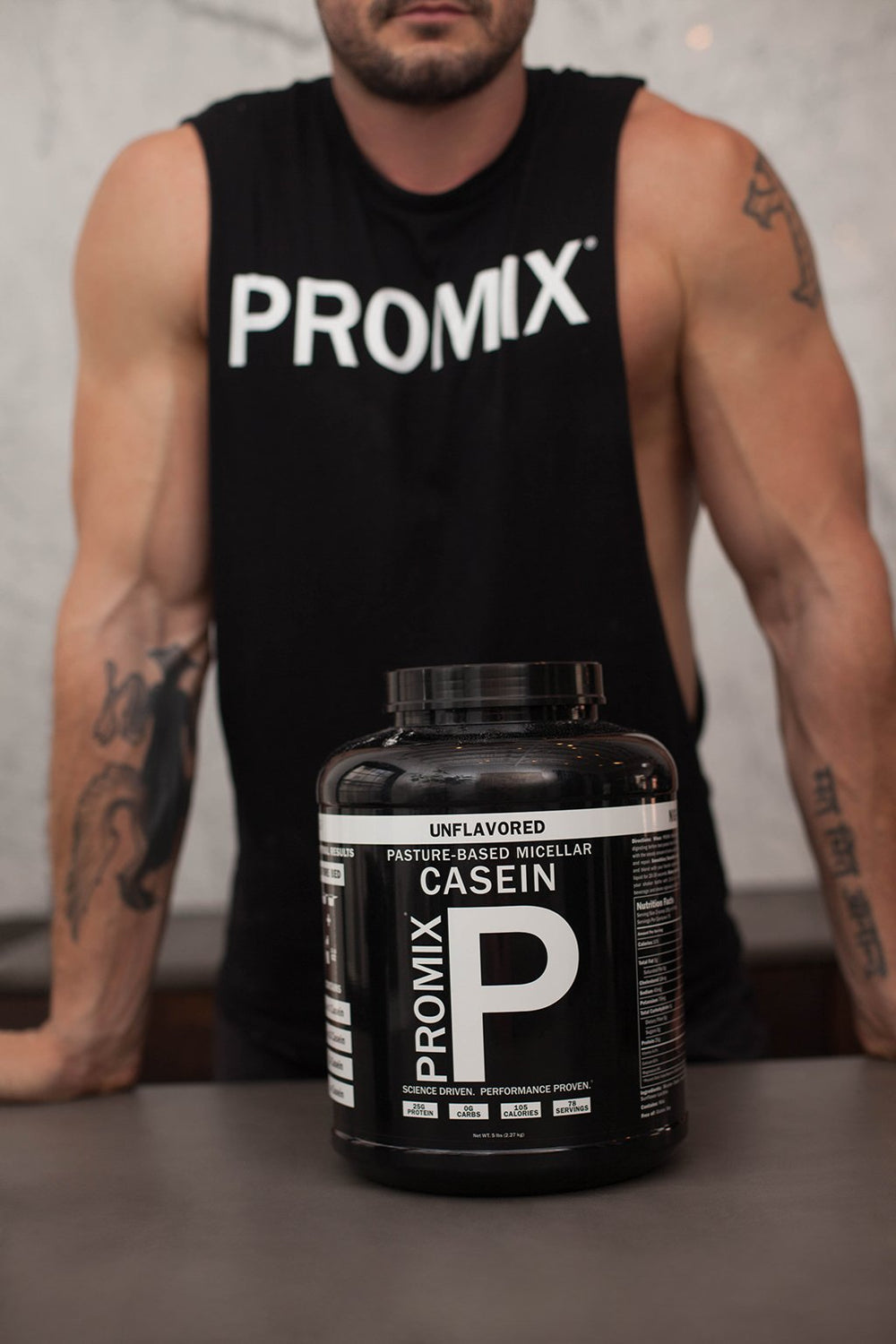 Unflavored Casein Protein Powder, 5 LB Container