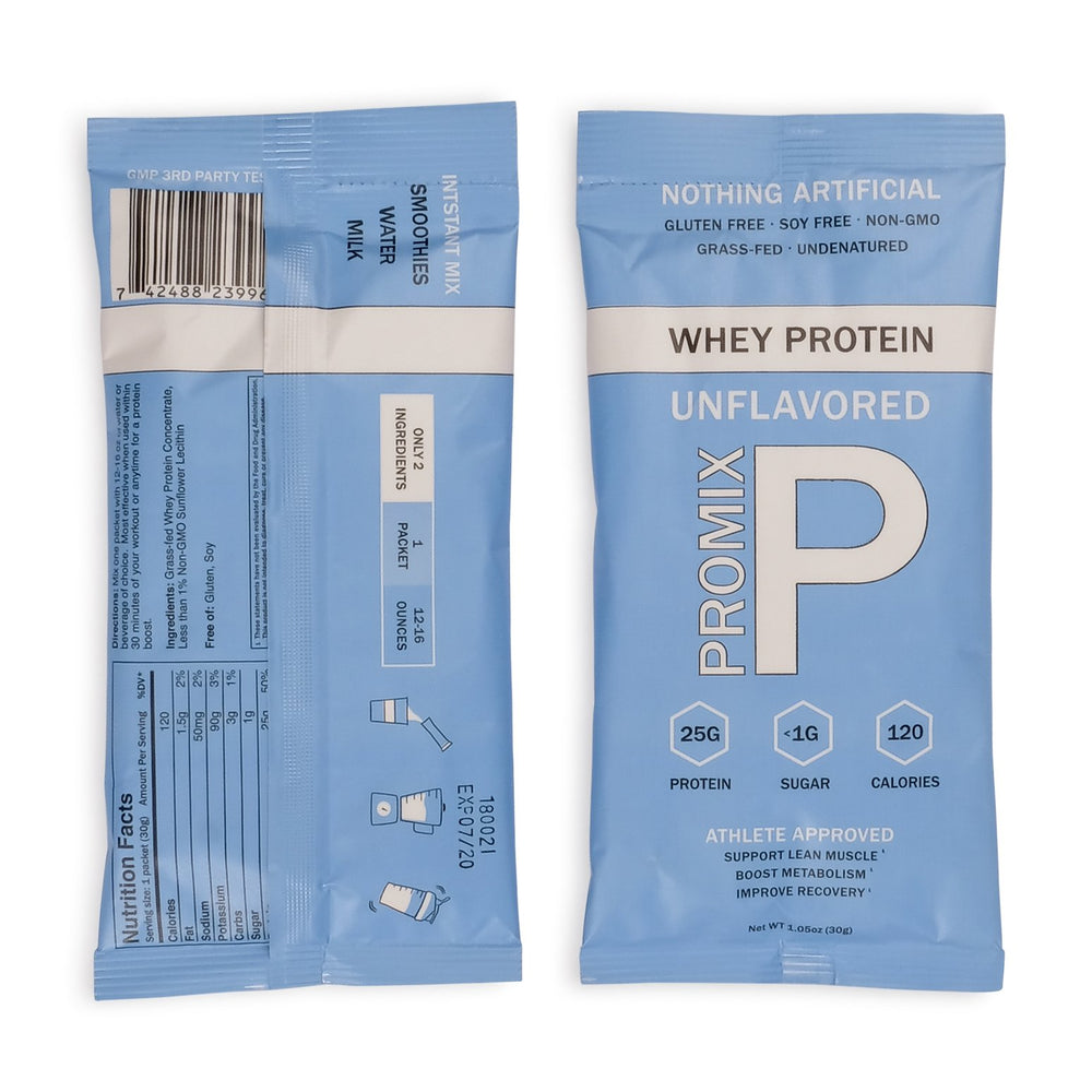 Unflavored Grass-fed Native Irish Whey Protein, 30 Single Servings