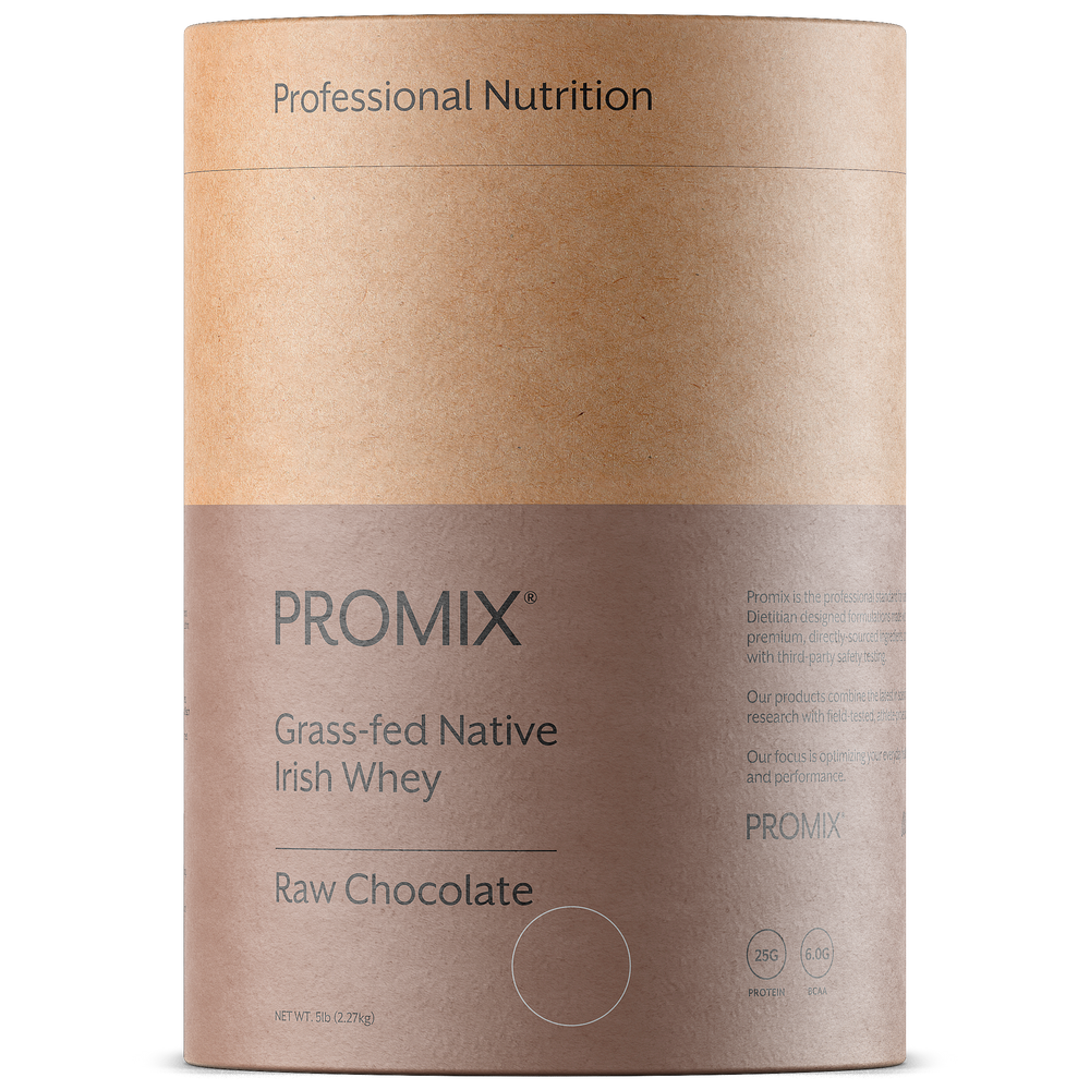 Raw Chocolate Grass-fed Native Irish Whey Protein, 5 LB Container