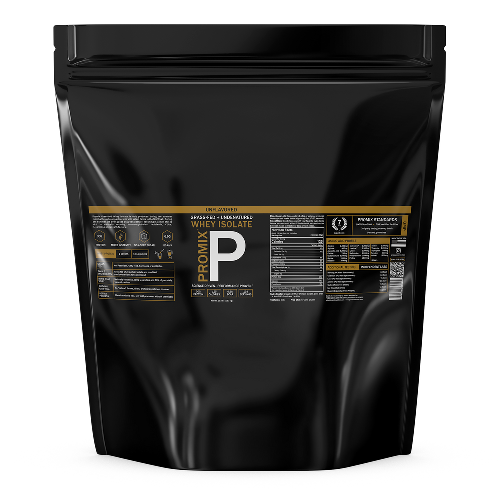 Unflavored Whey Isolate Protein Powder, 10 LB Bag