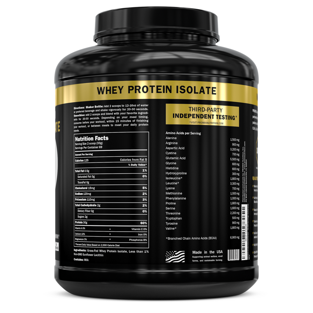 Unflavored Whey Isolate Protein Powder, 5 LB Container