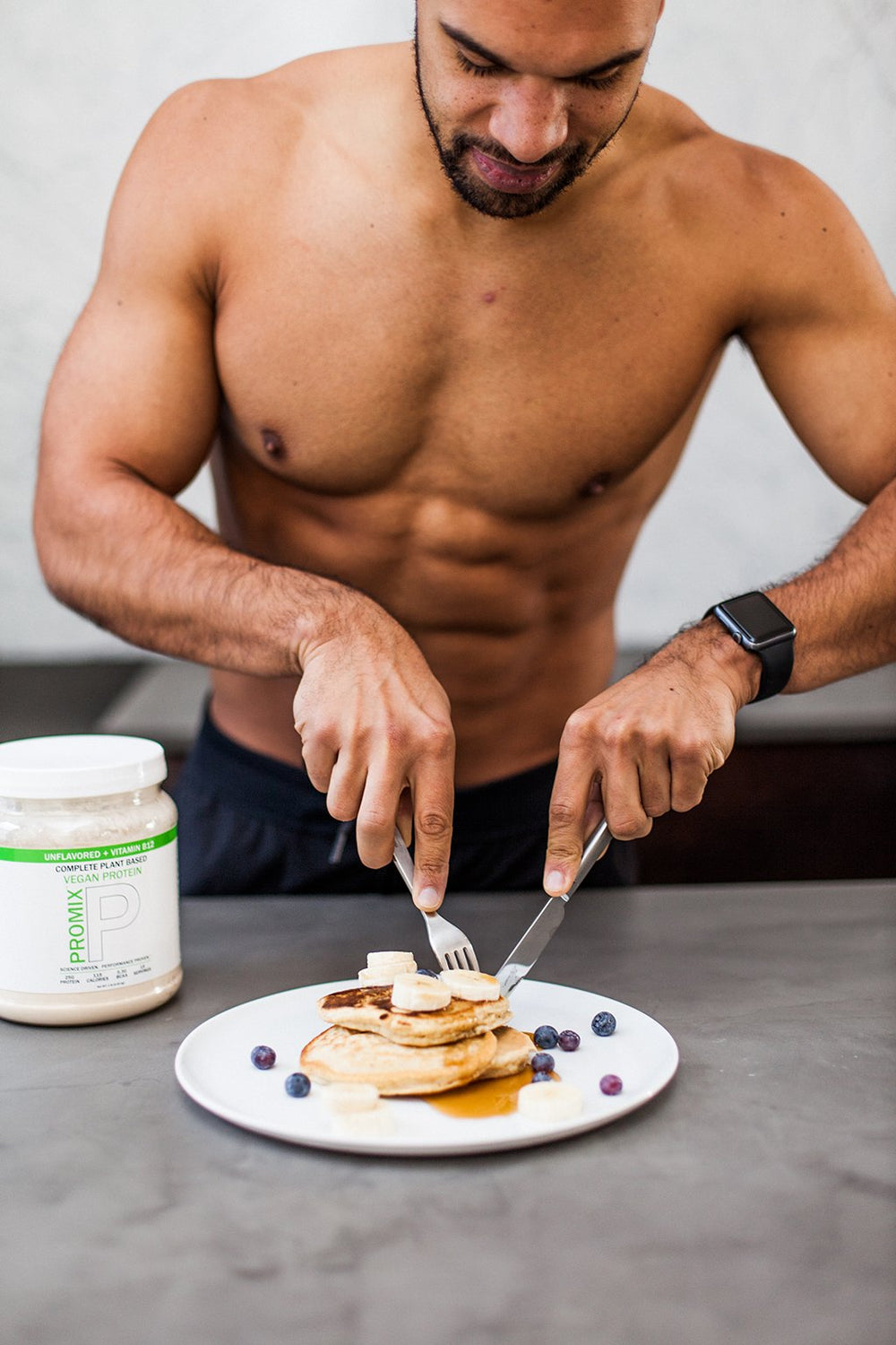 Unflavored Vegan Protein Powder, 1 LB Container