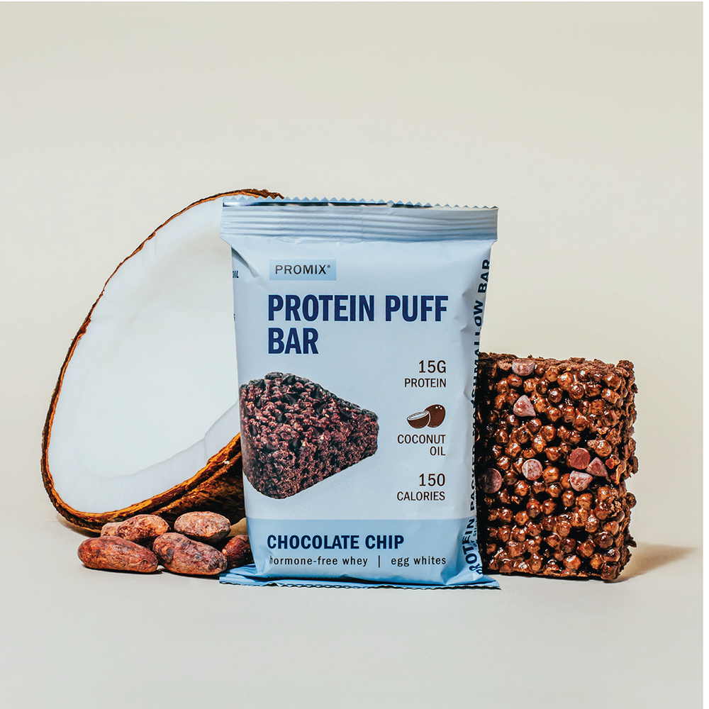 Chocolate Chip Protein Puff Bars