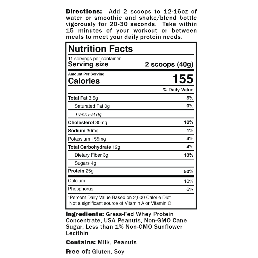 Nutrition Facts Label