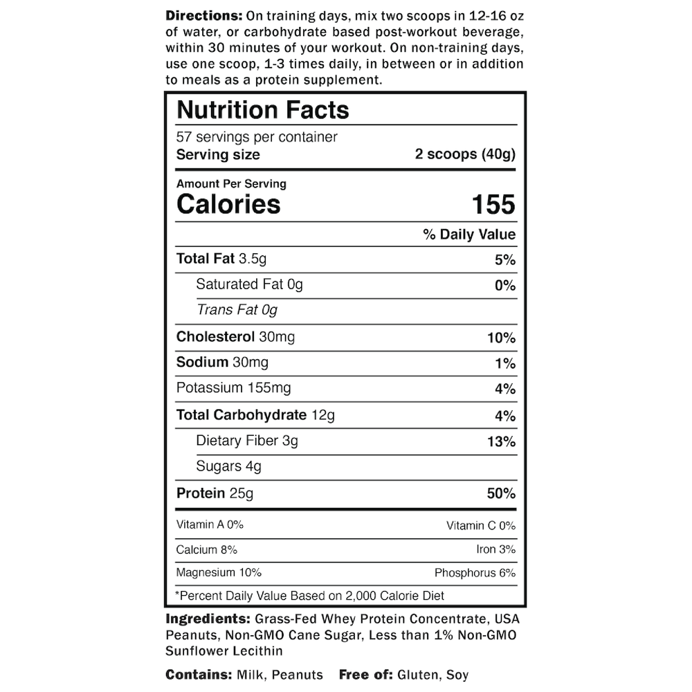 Nutrition Facts Label