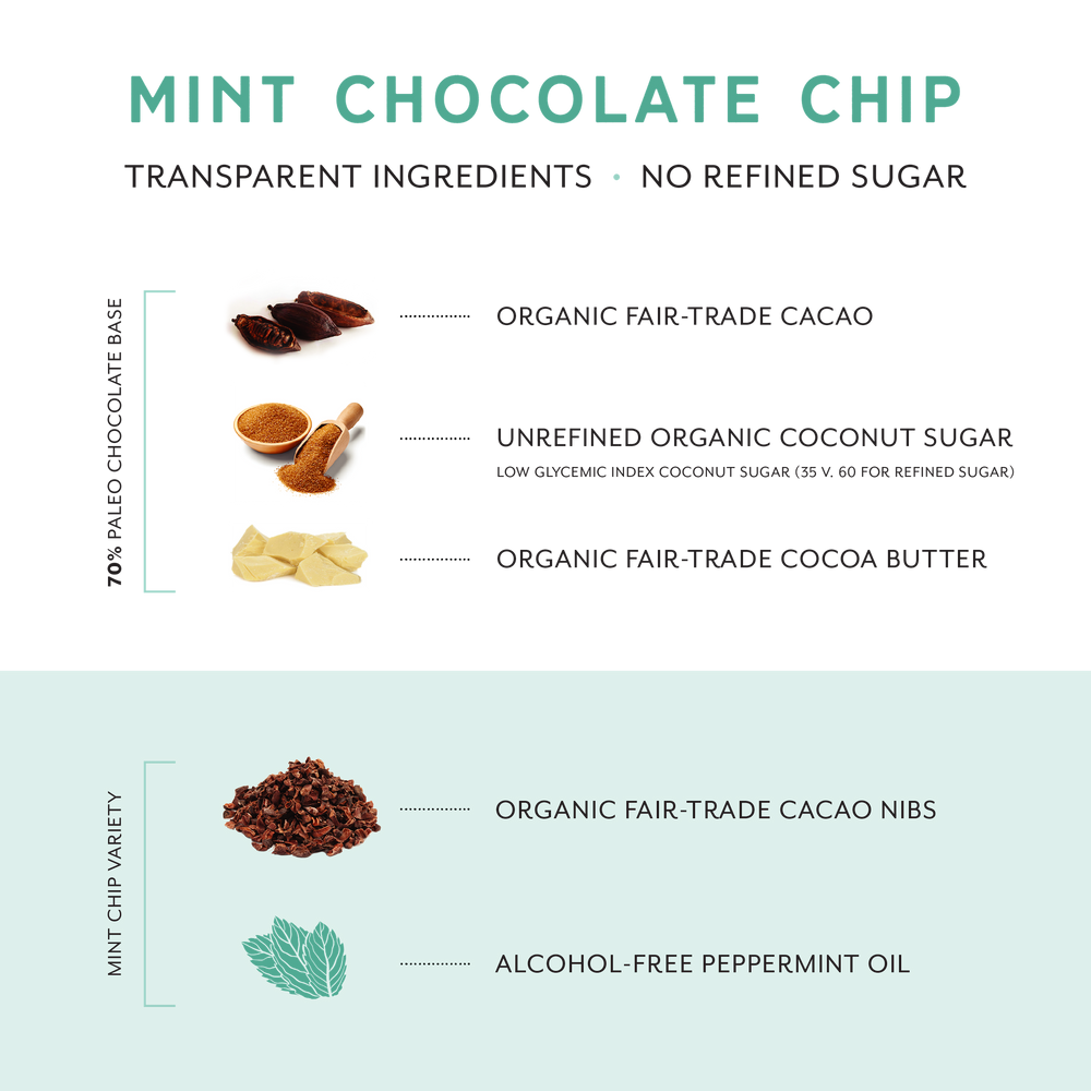 Mint Chocolate Chip Chocolate Bars