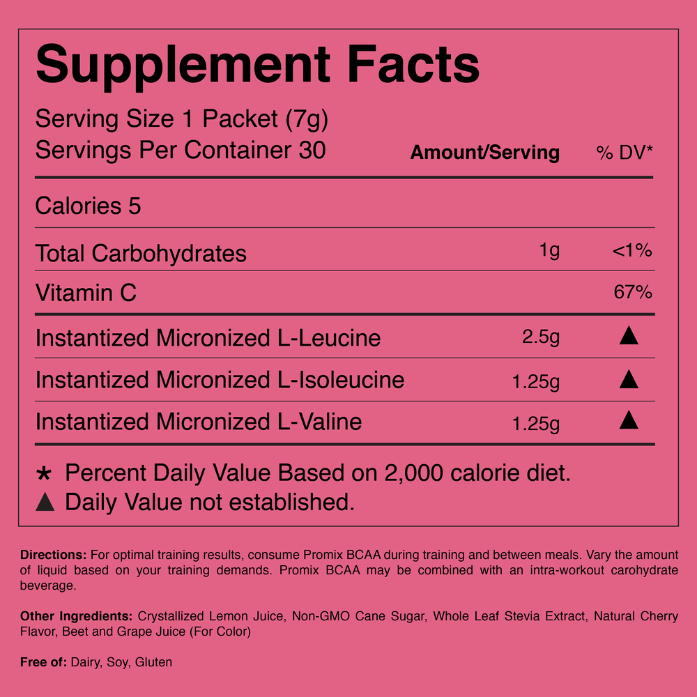 Cherry Limeade BCAA Powder, 30 Single Servings