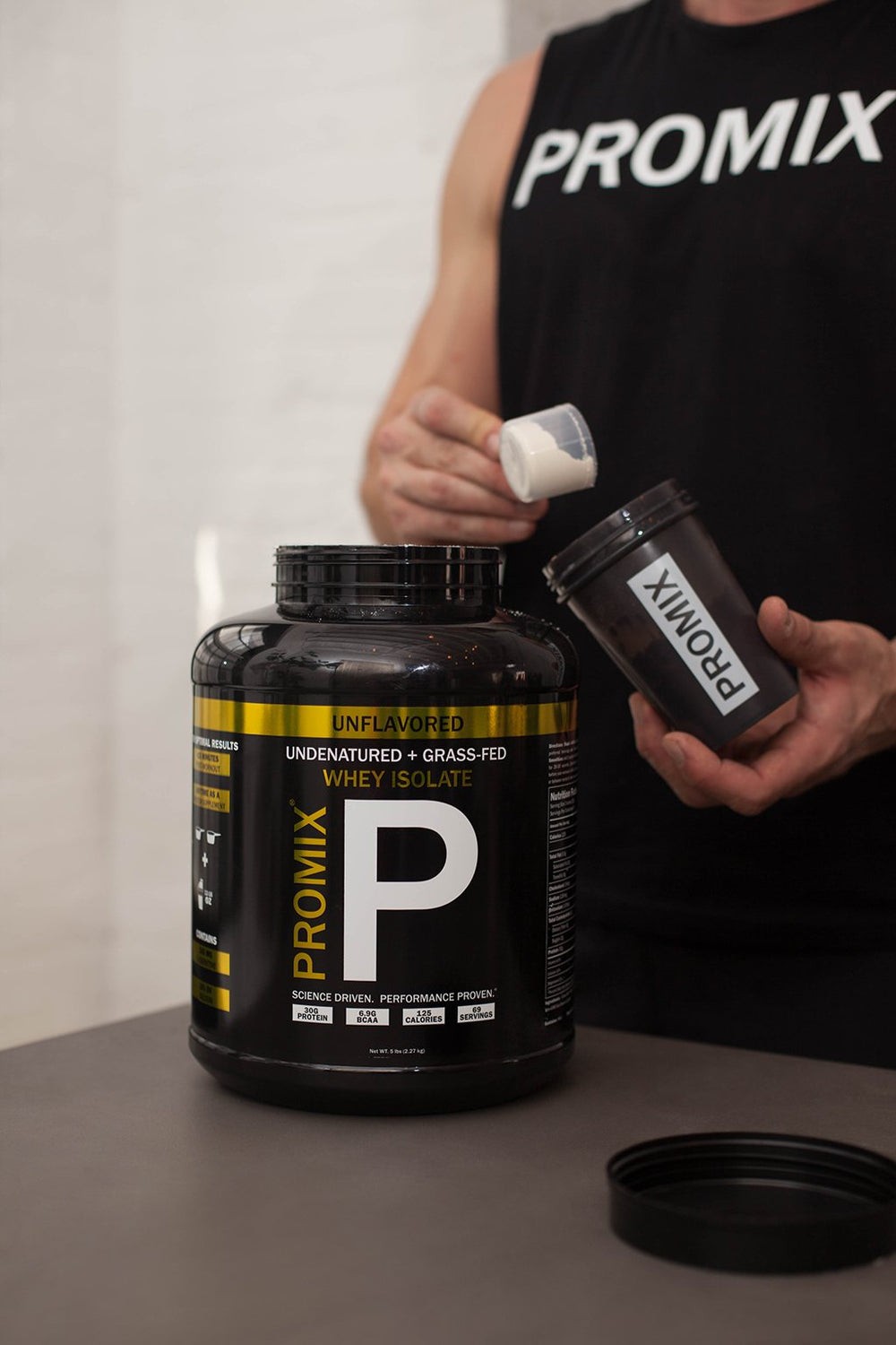 Unflavored Whey Isolate Protein Powder, 5 LB Container