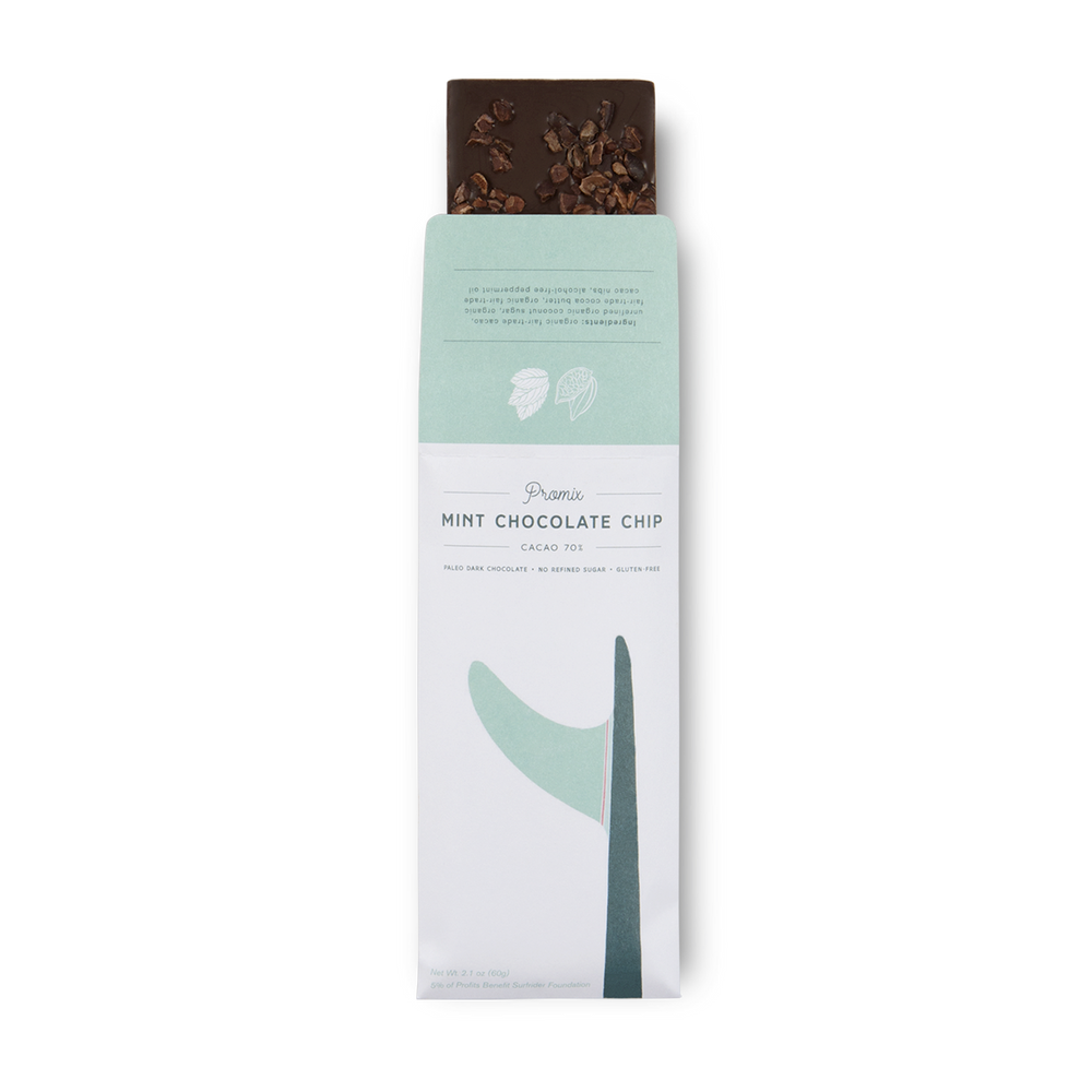 Mint Chocolate Chip Chocolate Bars