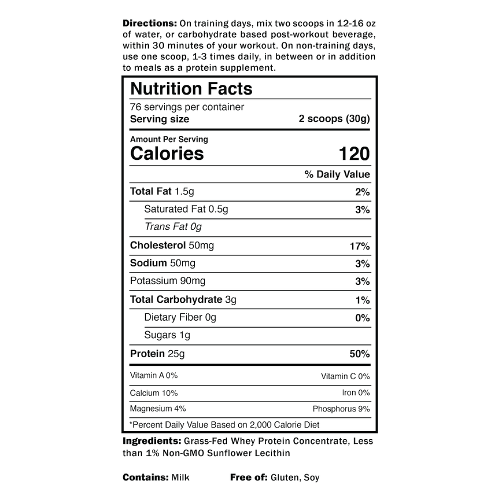 Nutrition Facts Label