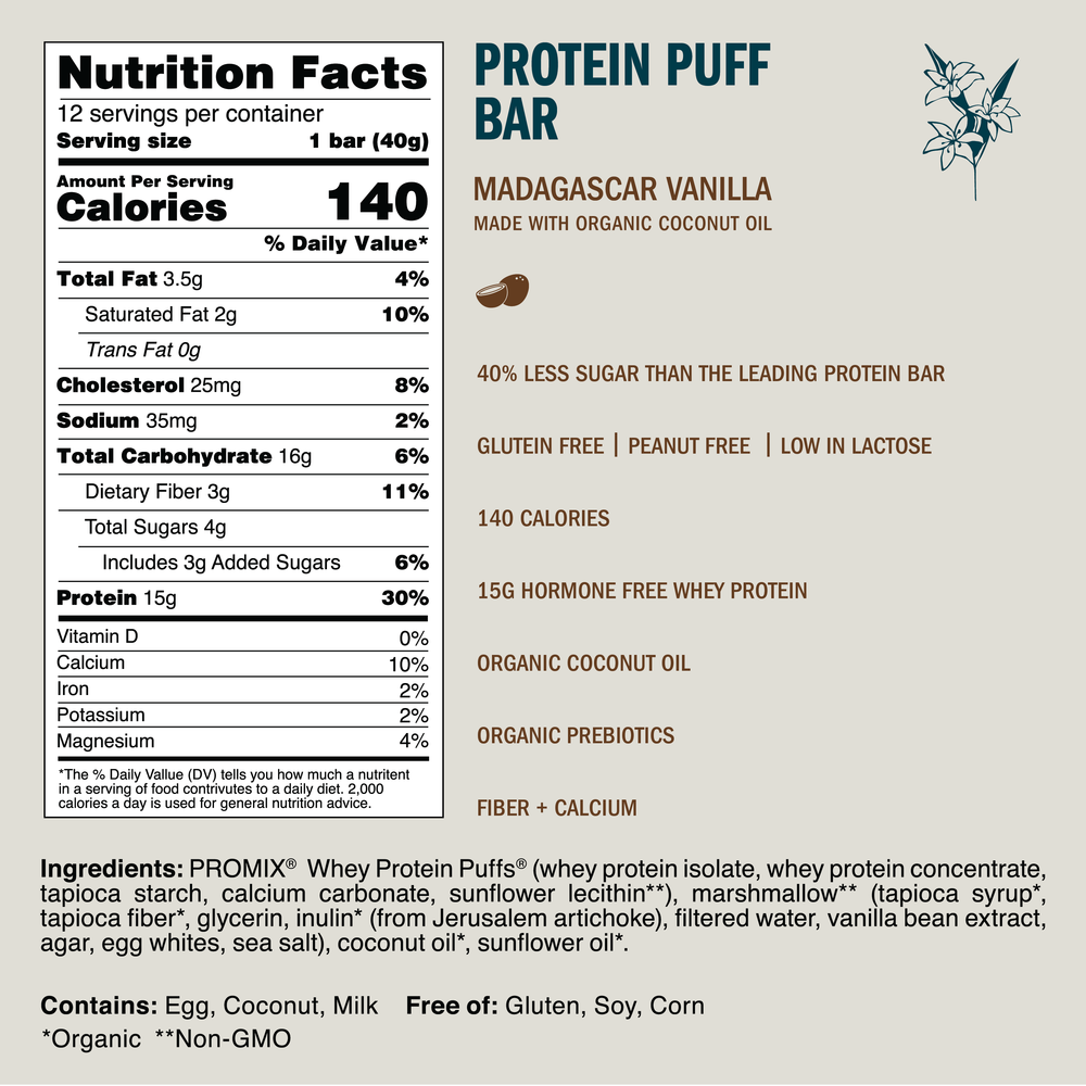 Vanilla Protein Puff Bars