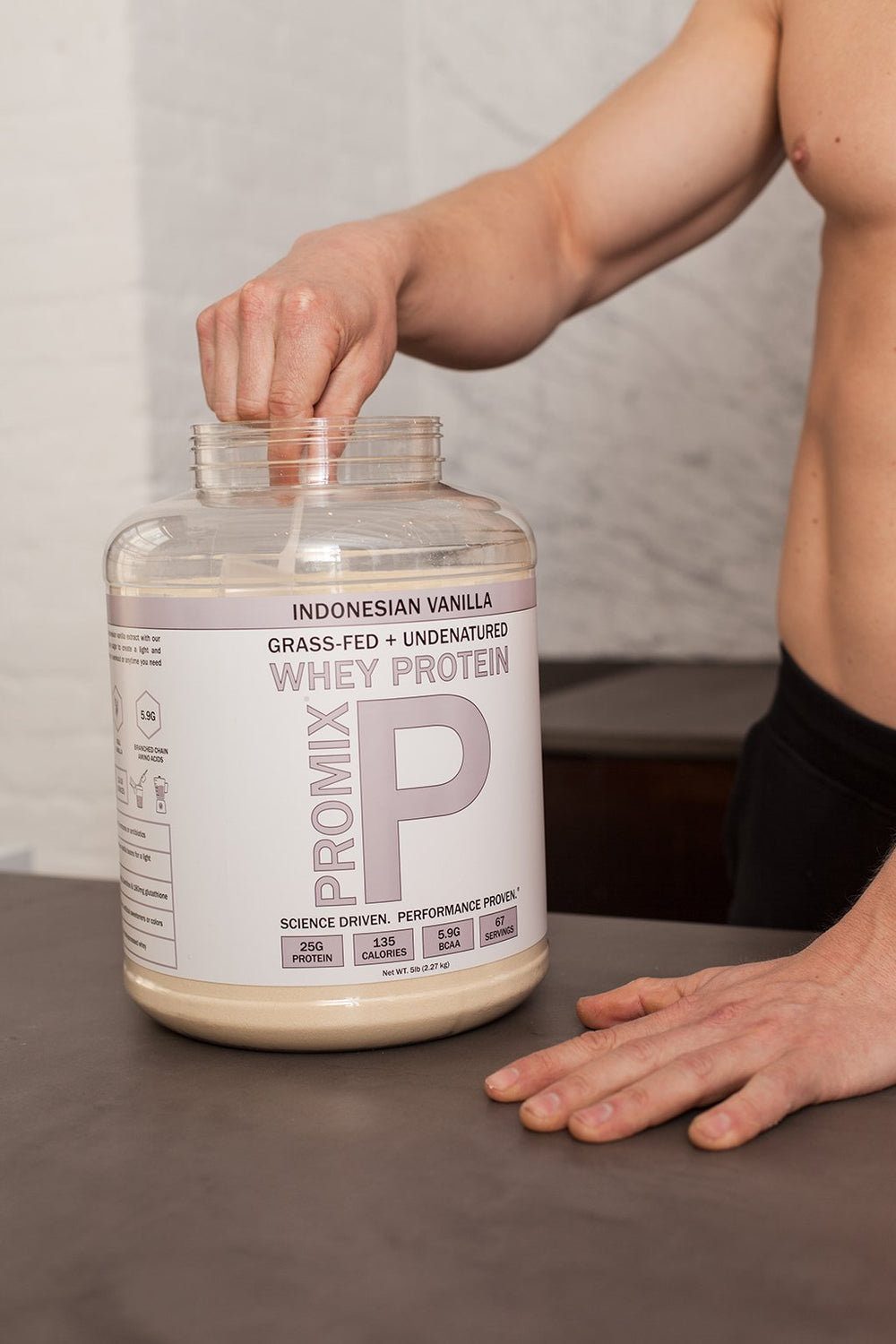 Vanilla Grass-fed Native Irish Whey Protein, 5 LB Container